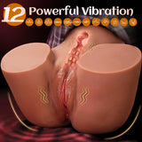 BIG SHOCKED 12 Vibrating Sex Doll, Male Sex Toy for Men Automatic Male Masturbator Mens Sex Dolls Electric Penis Pump Pocket Pus