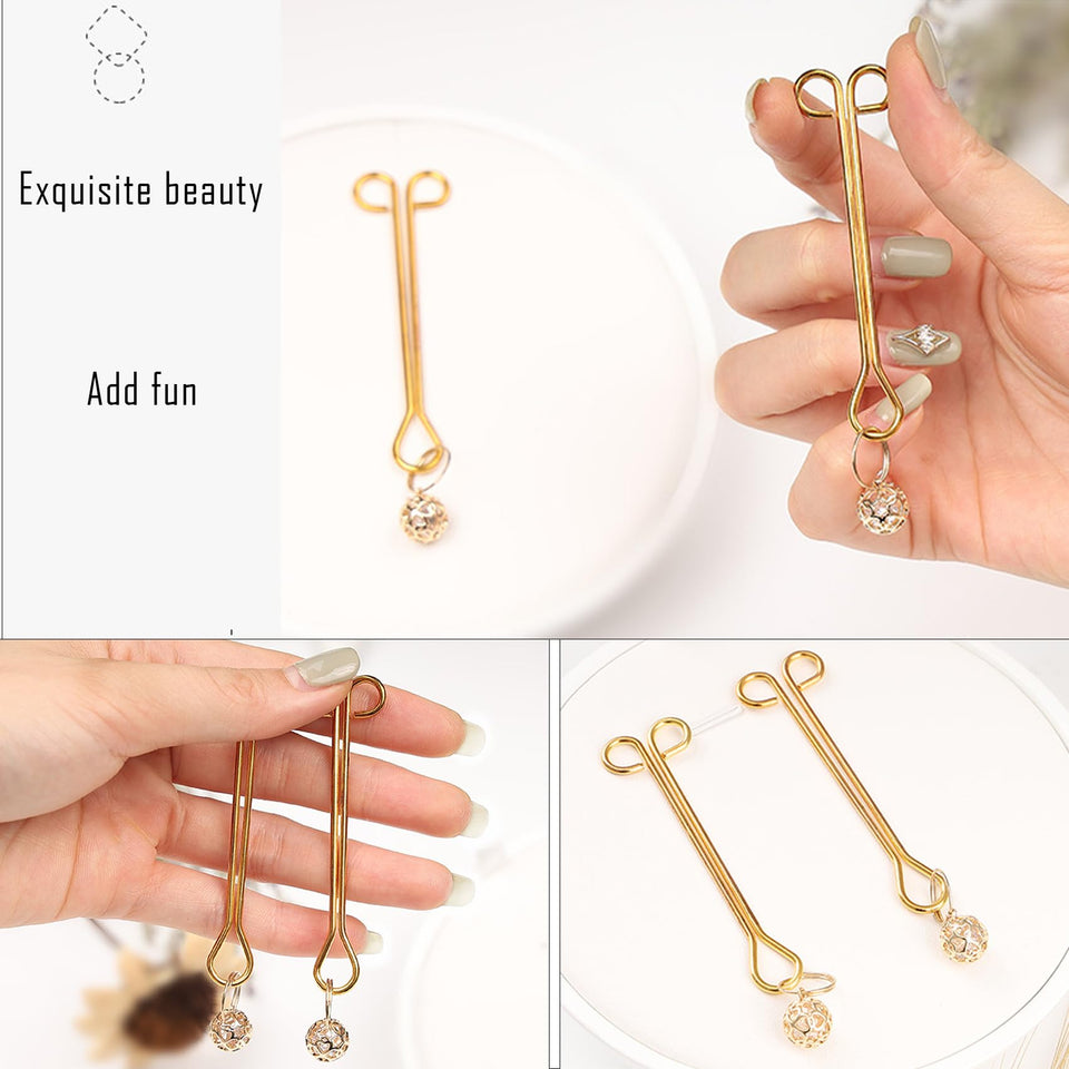 Clit Clamp, Female Nipple Sex Toys Adjustable Non-Piercing Nipple Clips BDSM Toys Breast Sexual Pleasure Bondage Gear Accessorie