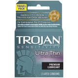 Trojan Sensitivity Ultra Thin Lubricated Condoms (Pack Of 1) 3 Count