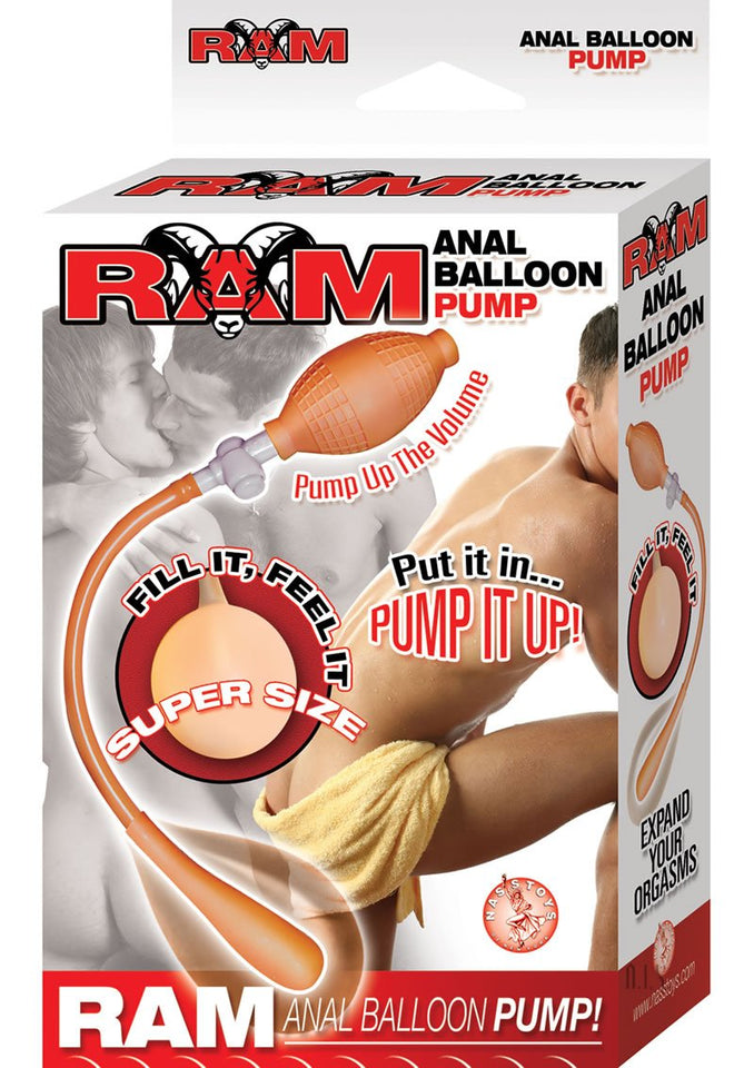 Ram Anal Balloon Pump - Flesh