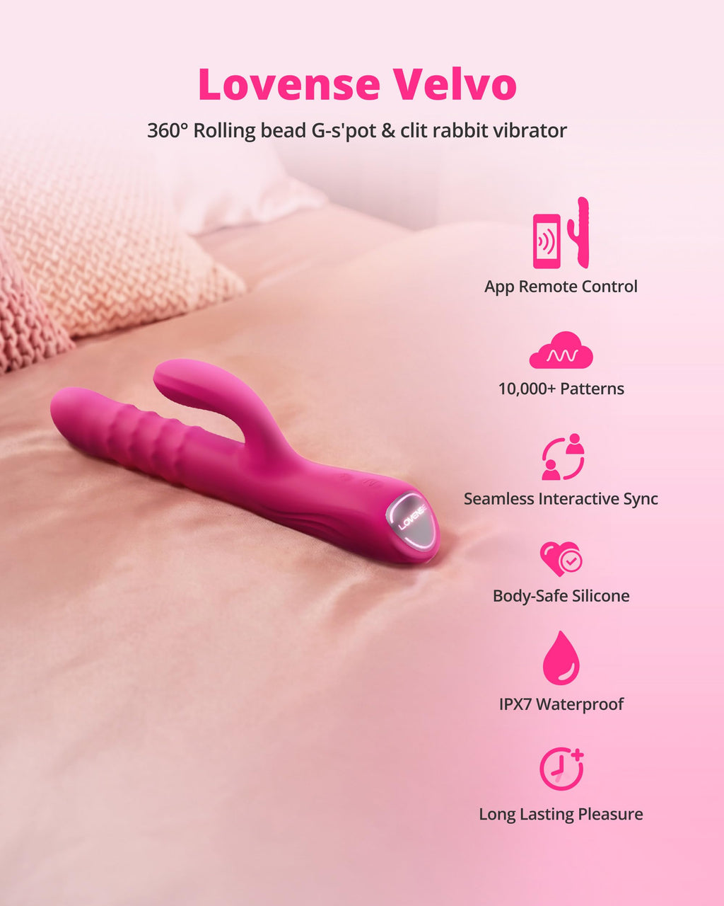 Lovense Velvo Rotat Bead Dual Stim Vib