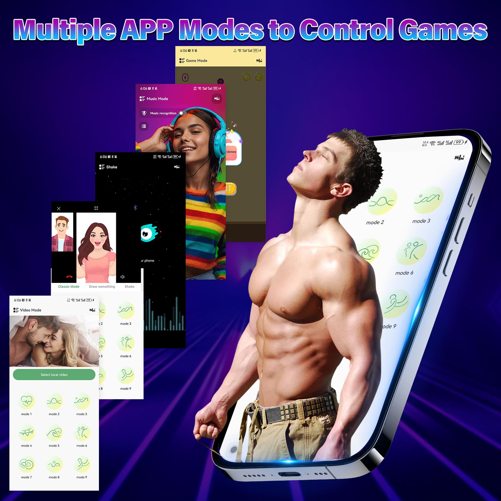 Vibrating Anal Beads Sex Toys - Vibrating Butt Plug with App Control 9 Vibrating Modes, Rechargeable Silicone Prostate Massager