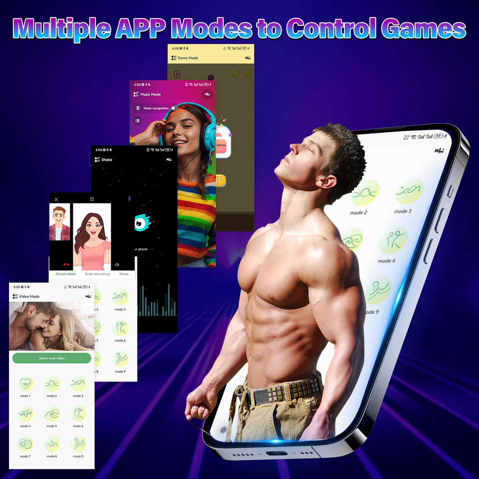 Vibrating Anal Beads Sex Toys - Vibrating Butt Plug with App Control 9 Vibrating Modes, Rechargeable Silicone Prostate Massager