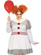 Leg Avenue 2Pc Creepy Clown, Includes Str Multicolor Color