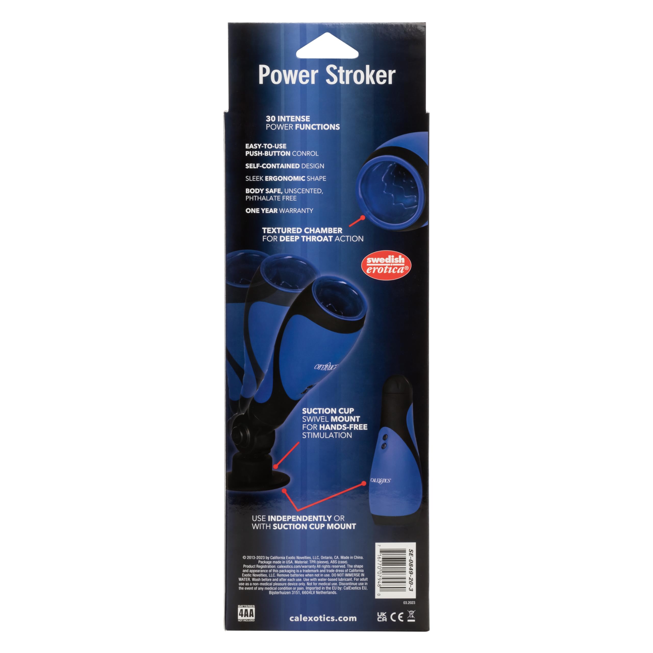 California Exotic Novelties Apollo Power Strokers, Blue