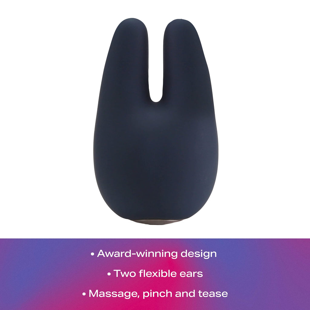Jimmyjane Form 2 Usb - Clitoral Stimulation Vibrator (Black), Dual Motors For Powerful Vibrations For Women & Couples, 4 Pleasur