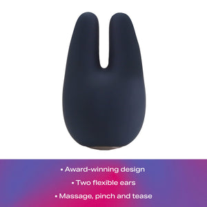 Jimmyjane Form 2 Usb - Clitoral Stimulation Vibrator (Black), Dual Motors For Powerful Vibrations For Women & Couples, 4 Pleasur