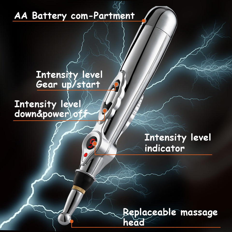 BDSM Electric Shock Wand with 9 Strengths SM Games Toys Adjustable Current Electric Shock Stick Bondage Accessories Electrical S