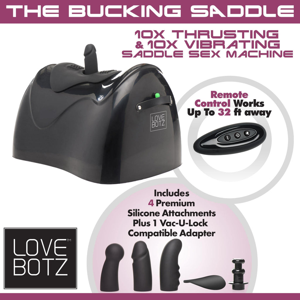 Lovebotz The Bucking Saddle Thrusting Vibrating Saddle Sex Machine