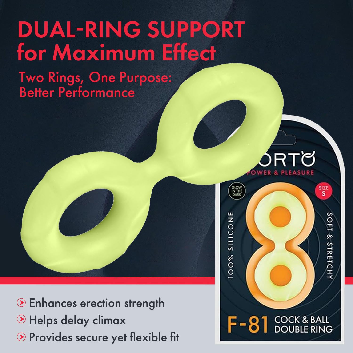 Forto F-81: Double Ring Liquid Si 44mm G