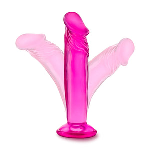 Blush 6.5 Small Dildo - Suction Cup - Strap On Harness Compatible - Dong - Sex Toy For Women - Sex Toy For Adults