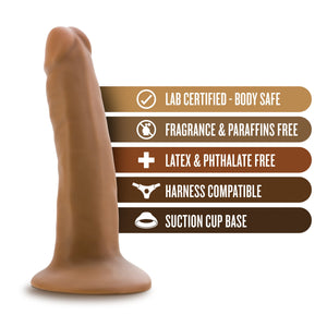 Blush Dr. Skin - 5 12 Inch Soft Realistic Dildo With Suction Cup - Pegging Anal Strap On Tiny Small Harness Compatible Dildo Adu