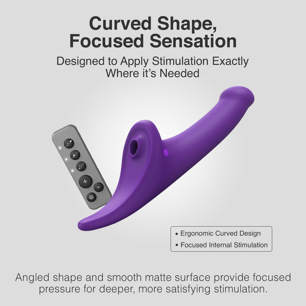 Strap-On-Me Multi Orgasm Dildo Medium Pu