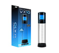 Blush Performance VX10 Smart Penis Pump 11.75    - Rechargeable Cock Enlargement Pump for Men w/Memory Settings - LCD Screen, Qu