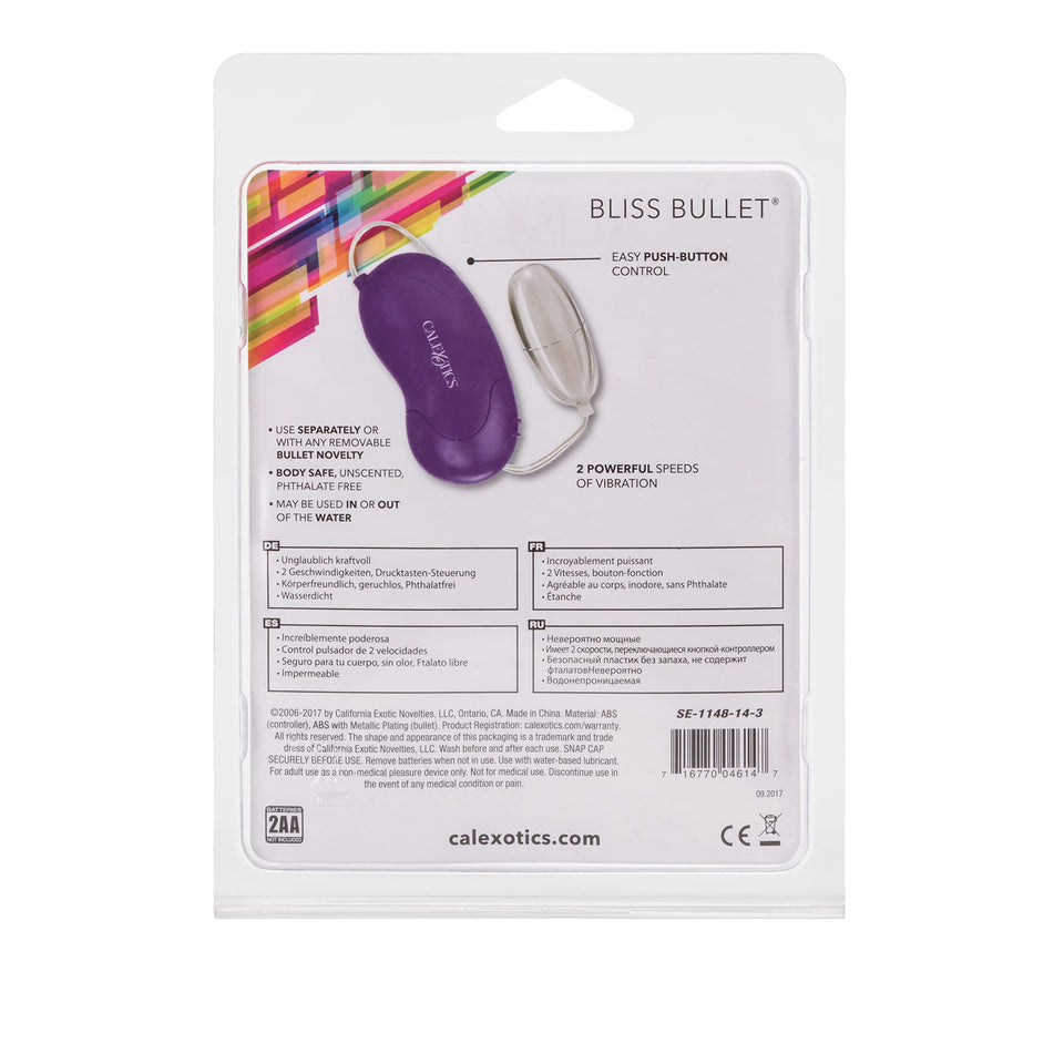 California Exotics Bliss Bullet Vibrator, Purple