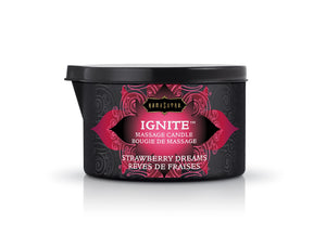Ignite Strawberry Dreams Massage Candle - 6 Oz.