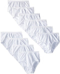 Fruit of the Loom Womens 10m pack Cotton Brief, White, 9