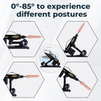 AUXFUN Sex Machine Love Machine Fuck Machine with Suction Cup Adapter,Automatic Dildo Machine Thrusting Machine with 3 XLR Conne