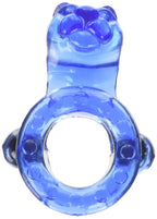 California Exotic Novelties Magnetic Power Ring Power Jag Double Ring, Blue