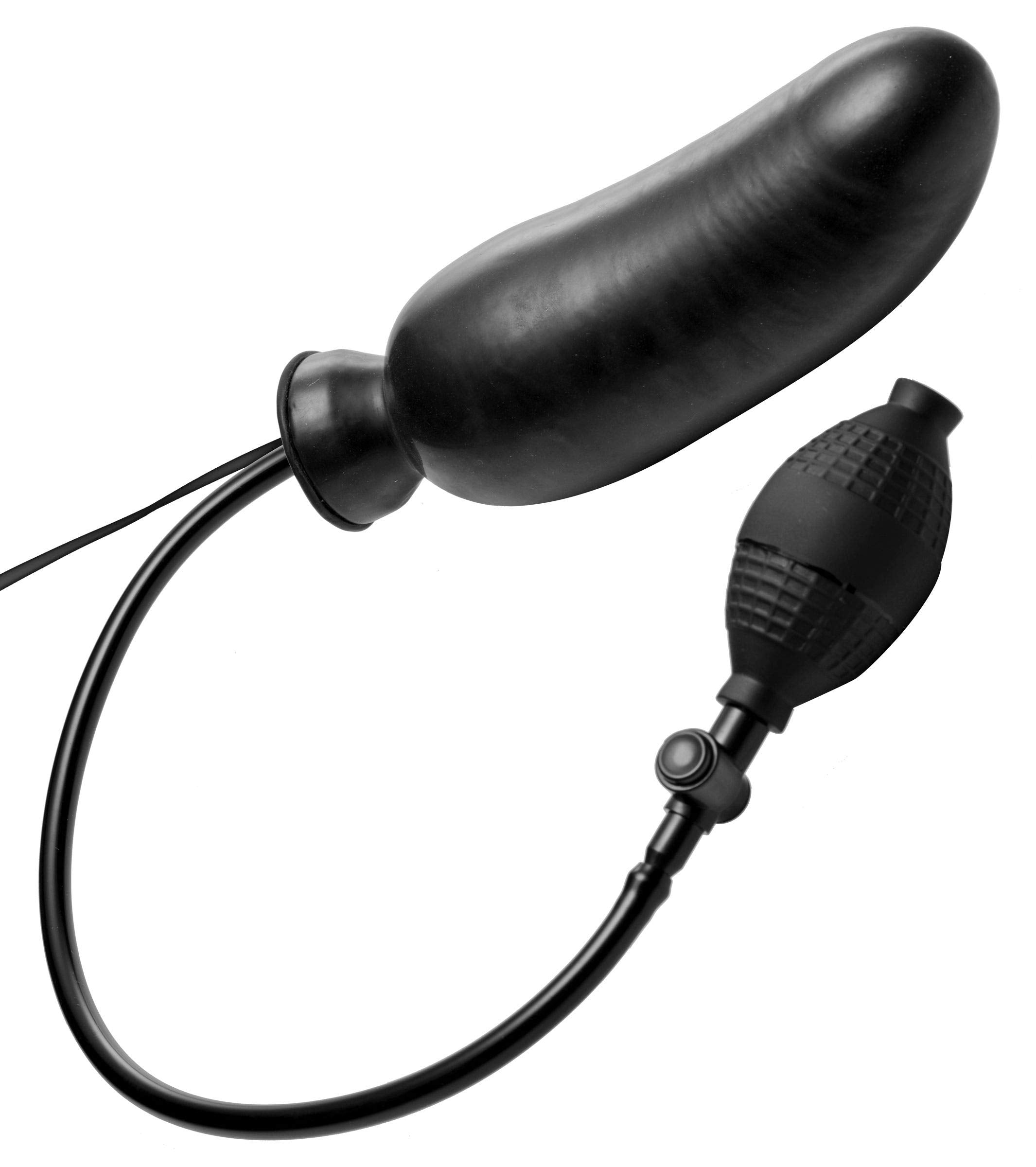 Master Series Ravage Vibrating Inflatable Dildo