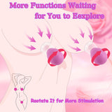 Sex Toys BDSM Nipple Toys for Women - 1 Pair Nipple Suckers Stimulator Massager, Adult Sex Toys & Games for CouplesPleasure