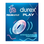 Durex Prolong & Play Ring, Intense Pleasure, Stay hard for longer, Super stretchy and Soft, Waterproof, 1 ct