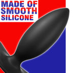 MEBAULT Anal Plug Butt Plug with Safe Curved Base Prostate Massager Dilator Sex Toy for Men Women Masturbation (S)