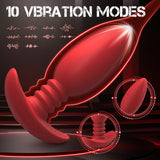 Linsecn Anal Plug Vibrating Butt Plug - 5PCS Anal Toys with 10 Vibration Modes, Anal Training Kit Prostate Massager, Remote Cont