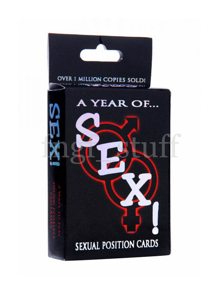 A Year of Sex! Sexual Position Card Game Foreplay Fun Sex Games Kama Sutra