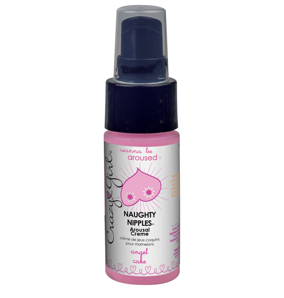 (D) Crazy Girl Naughty Nipples Arousal Creme Angel Cake 1Oz