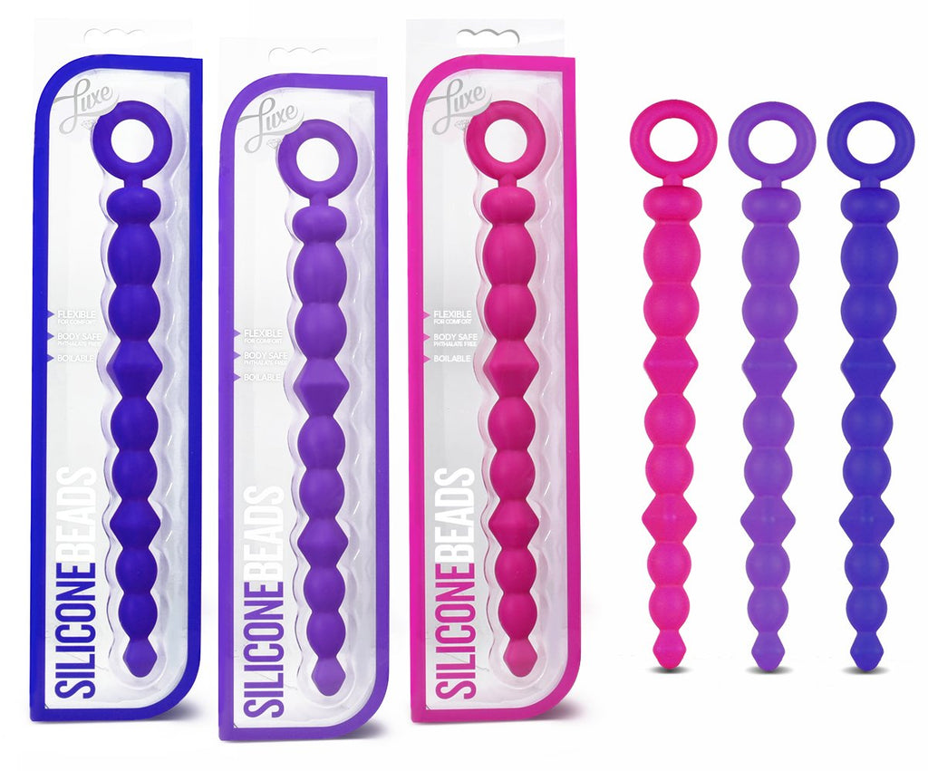 Luxe Silicone Beads, Purple