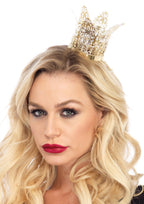 Mini metal filigree crown