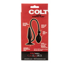 Calexotics Colt Large Pumper Plug Silicone Inflatable Butt Plug, Red
