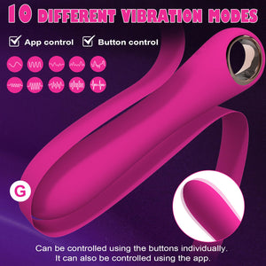 Tuitionua Adult Sex Toys Dildo - APP Control G Spot Dildos Vibrator for Woman, Clitoral Stimulator with 10 Vibration Modes, Adul