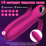Tuitionua Adult Sex Toys Dildo - APP Control G Spot Dildos Vibrator for Woman, Clitoral Stimulator with 10 Vibration Modes, Adul