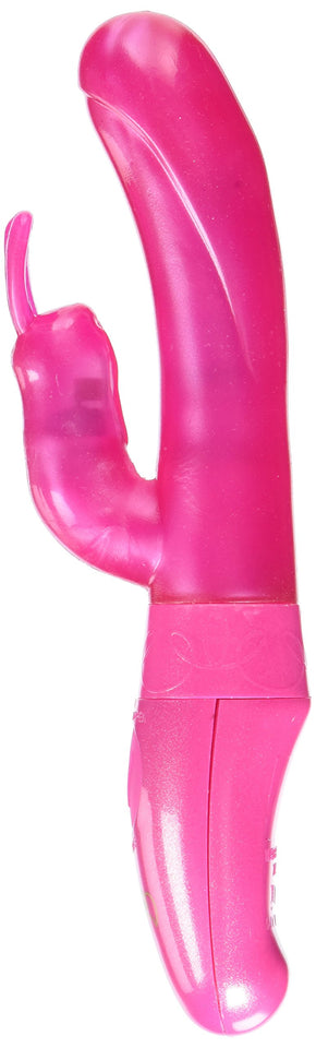 California Exotics Coco Licious Love Bunny 4 Inch Vibrator, Waterproof, Pink