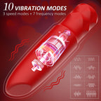 Bullet Vibrator Sex Toys All Silicone Rechargeable Vibrator with 10 Powerful Vibration & Quiet Modes,Fully Waterproof, USB Recha