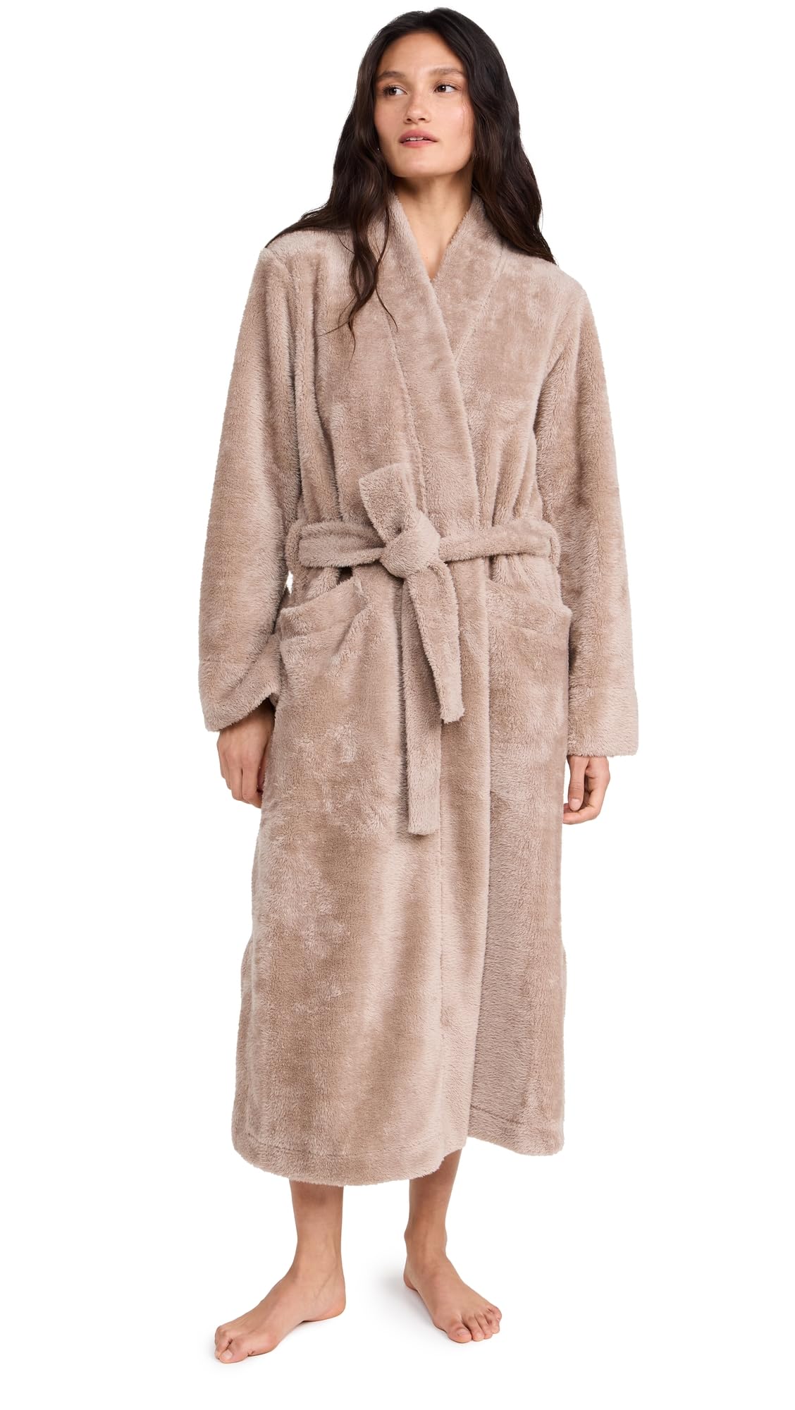 Eberjey Womens Renew Plush Long Robe