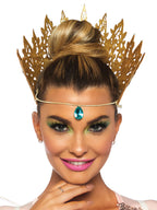 Leg Avenue Glitter Die Cut Crown With Jew Gold Color
