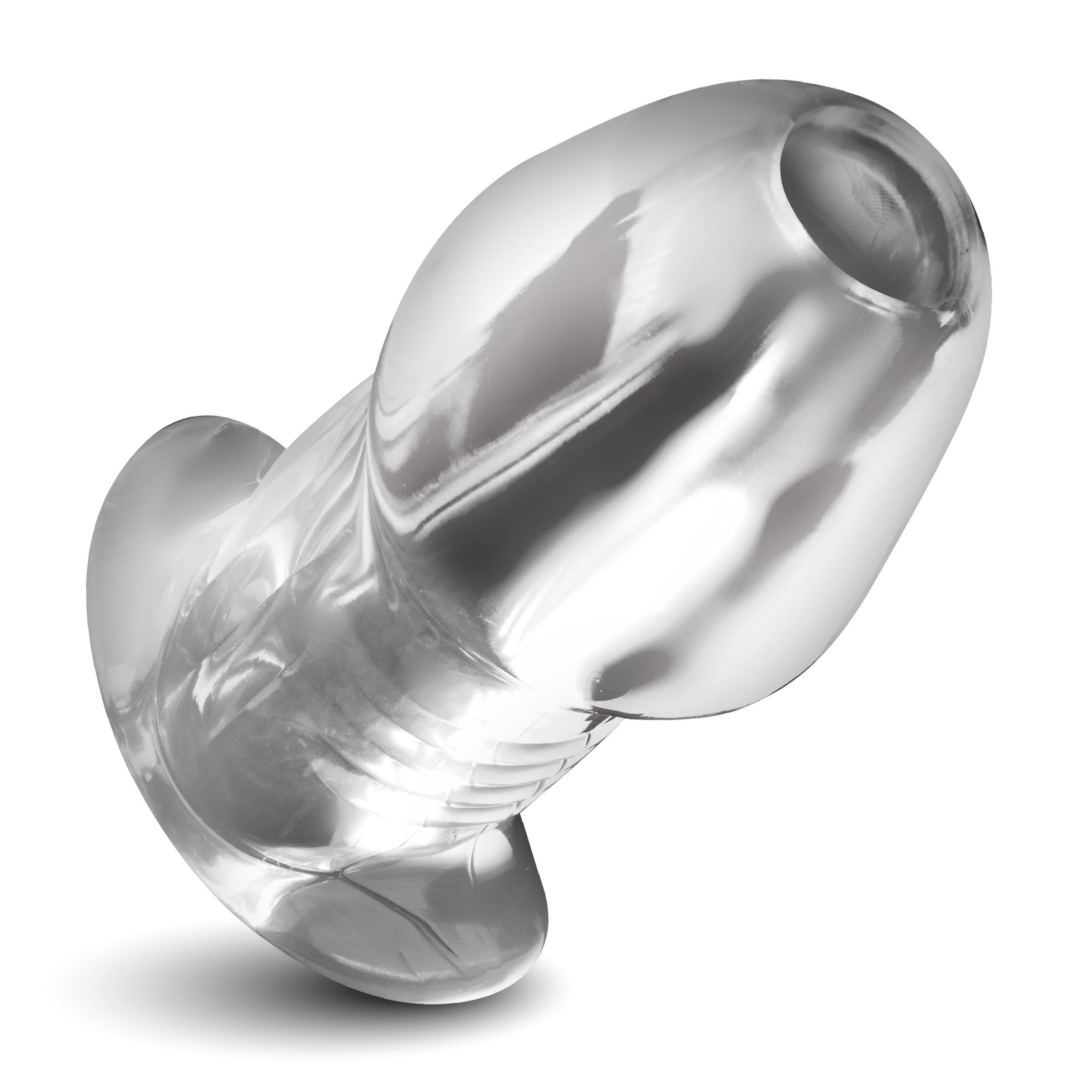 Master Series Dicked Clear HollowPlug XL