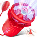 Women Sex Toy Sucking Vibrators - Clitoris Vagina Pussy Pump Tongue Vibrators for Women Quick Sexual Pleasure, 5 & 10 Modes, Fem