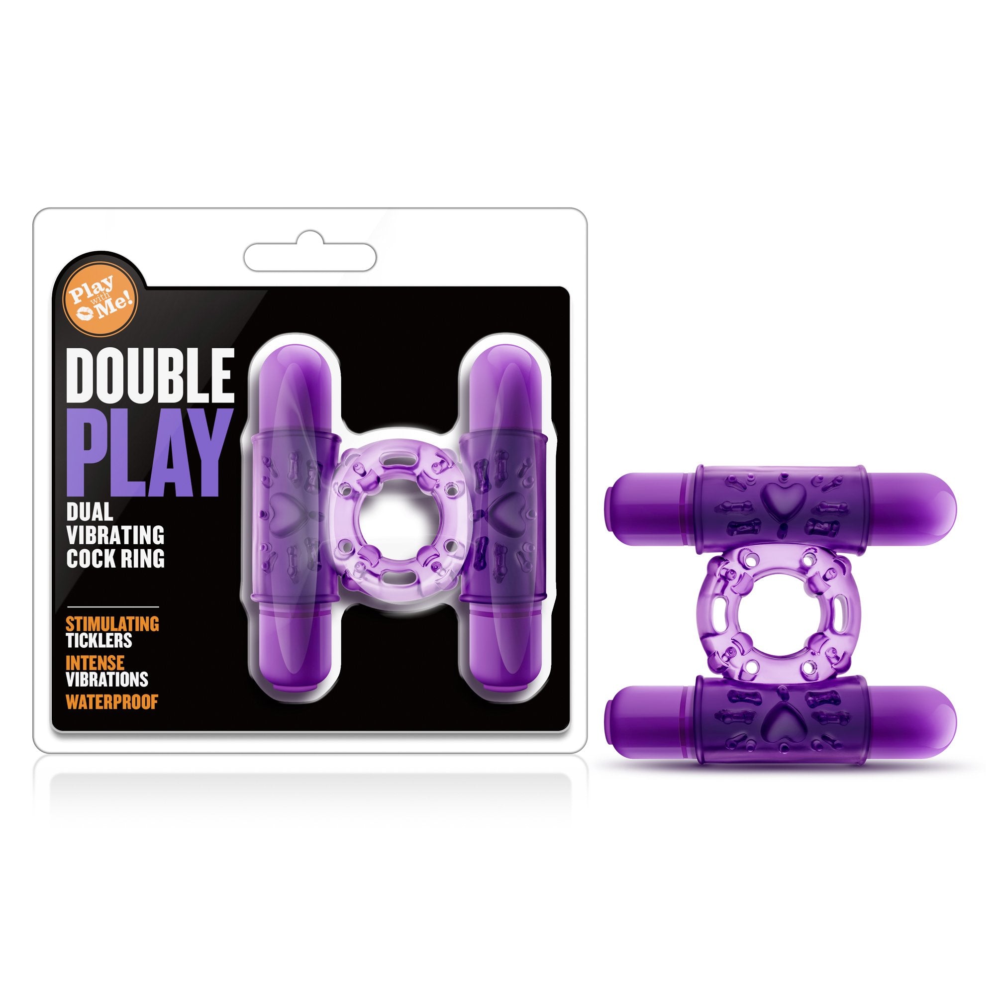 Blush 65160: Play with Me - Double Play Dual Vibrating RNG Purple
