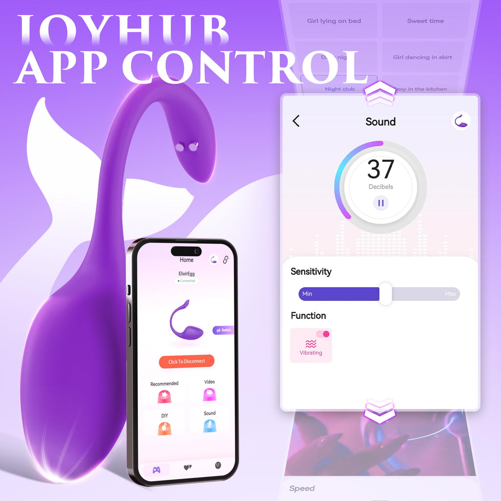 Sex Toys Vibrator for Couples - APP Wearable Panty Vibrator with 9 Vibrating,Long Distance Remote Control Vibrator, G Spot Clito