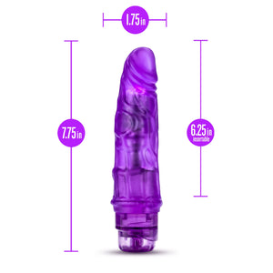 Blush B Yours Vibe 3 - Feels Real Realistic 7.75 Inch Vibrating Dildo - 1.75 In Width - Ipx7 Waterproof - Soft Flexishaft Bendab