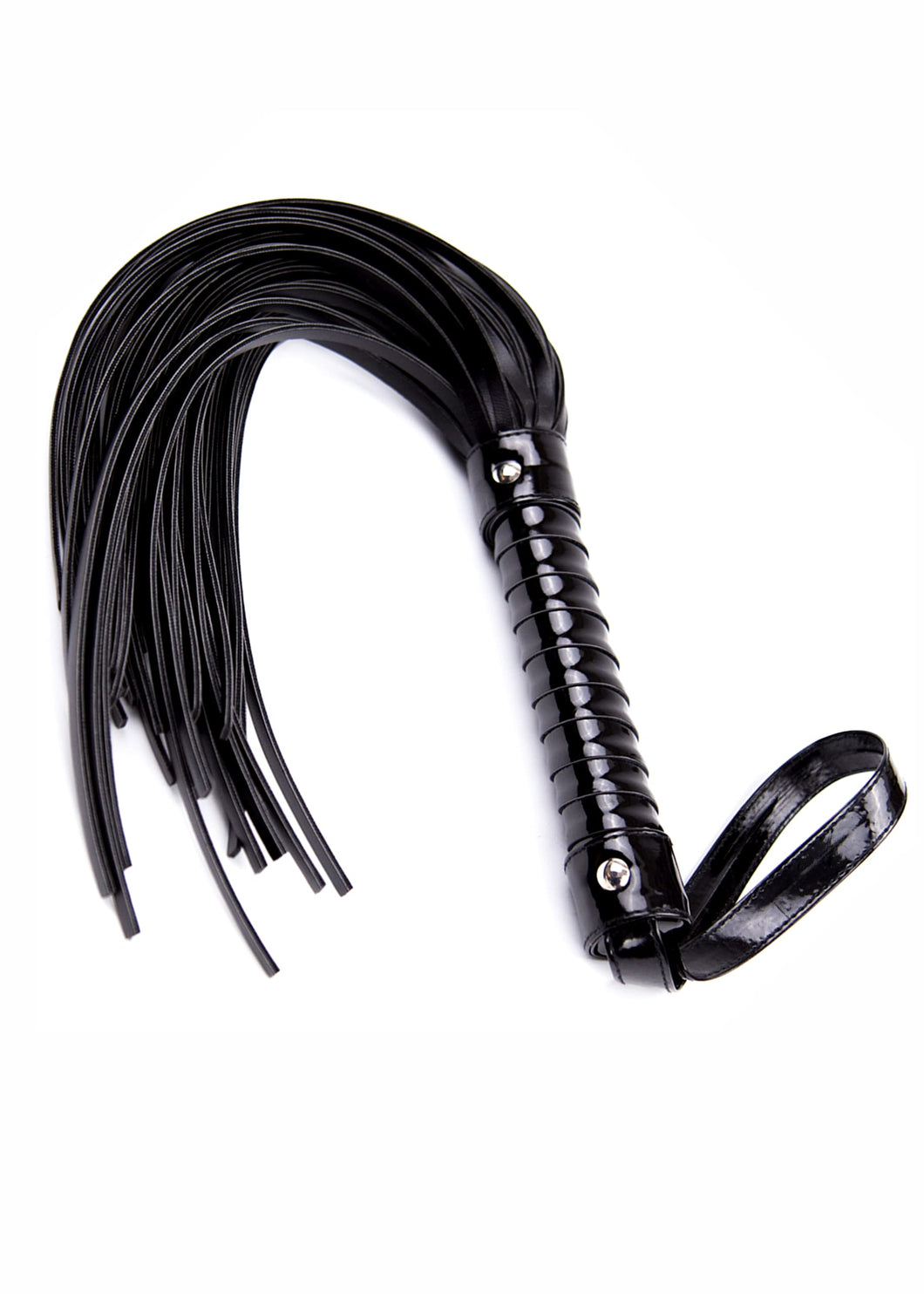 DINDO Sex Whip for Adult Couples Games, Belted Black Leather BDSM Whip for Spanking, Kinky Sex Toy Floggers Adult Play 28''