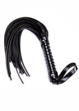 DINDO Sex Whip for Adult Couples Games, Belted Black Leather BDSM Whip for Spanking, Kinky Sex Toy Floggers Adult Play 28''