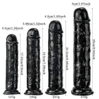 Black Realistic Dildo,7 Inch Small Dildo With Strong Suction Cup For Hand-Free Play, Adult Sexy Toy For Men Women Female Couples