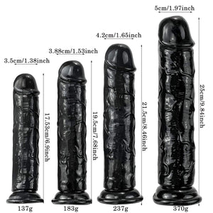 Black Realistic Dildo,7 Inch Small Dildo With Strong Suction Cup For Hand-Free Play, Adult Sexy Toy For Men Women Female Couples