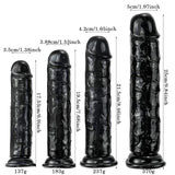 Black Realistic Dildo,7 Inch Small Dildo With Strong Suction Cup For Hand-Free Play, Adult Sexy Toy For Men Women Female Couples