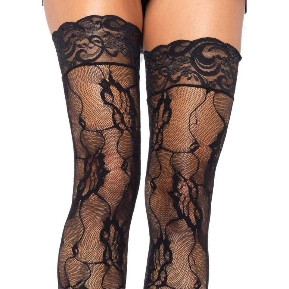 Lace Top Romantic Lace Thigh Highs